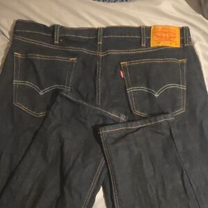 Levi's Men's Dark Blue Straight Jeans